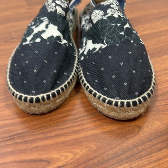 Pierre-Louis Mascis Floral Espadrilles Navy & Cream NWOT - Various Sizes - Picture 6 of 11